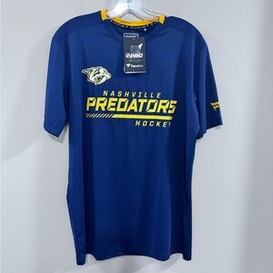 NWT Fanatics Nashville Predators Hockey  NHL Blue Tee. Size M